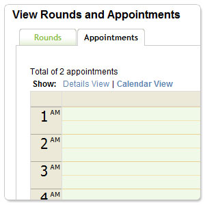 Web Appointments